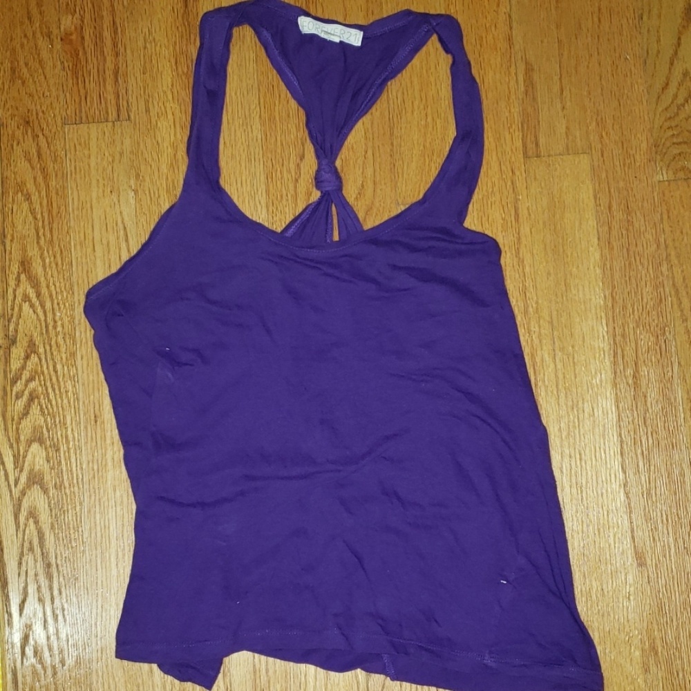 Forever 21 Knotted Crossback Tank